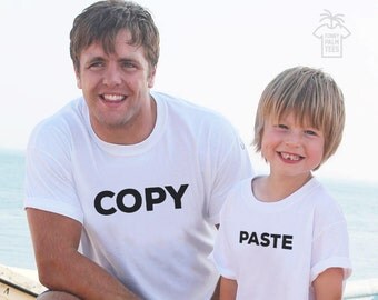 Father and son matching shirts dad and son matching shirts fathers day gift copy paste shirts dad and baby matching shirts daddy and son