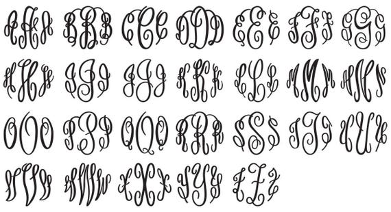 Download Script embroidery font design multiple sizes circle ...