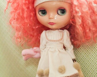 Custom Blythe Dolls For Sale by Custom CottonCandy Mohair Blythe EBL