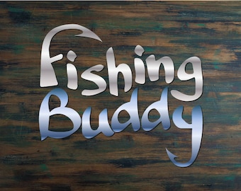 Fishing buddy svg | Etsy