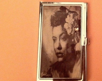 Billie Holiday Blues Business Card Holder Credit Card Case