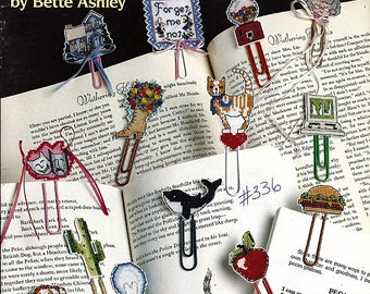 Clip Marks Cross Stitch Book Markers / Counted Cross Stitch Pattern Book American School of Needlework 3542
