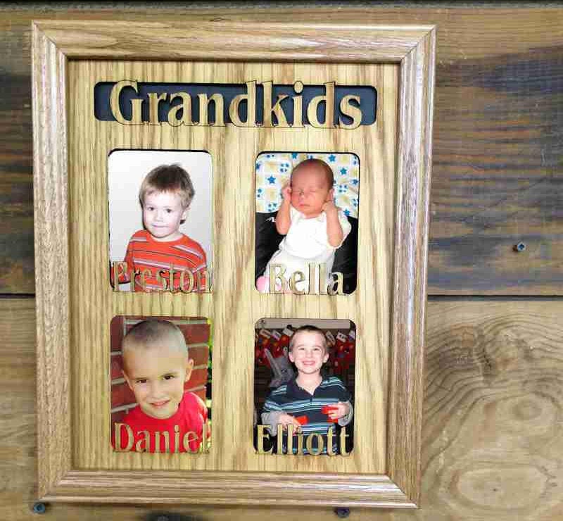 11x14 Grandkids Name Picture Frame, Grandchildren Frame, Gift for