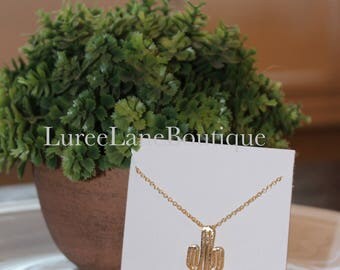 Cactus necklace/Bridesmaid necklace/Graduation gift/Friendship necklace/Bridesmaid jewelry/Birthday gift/Pendant/Summer necklace