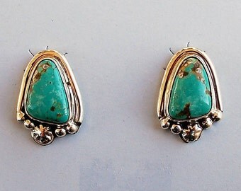 Native American Navajo Turquoise Earrings