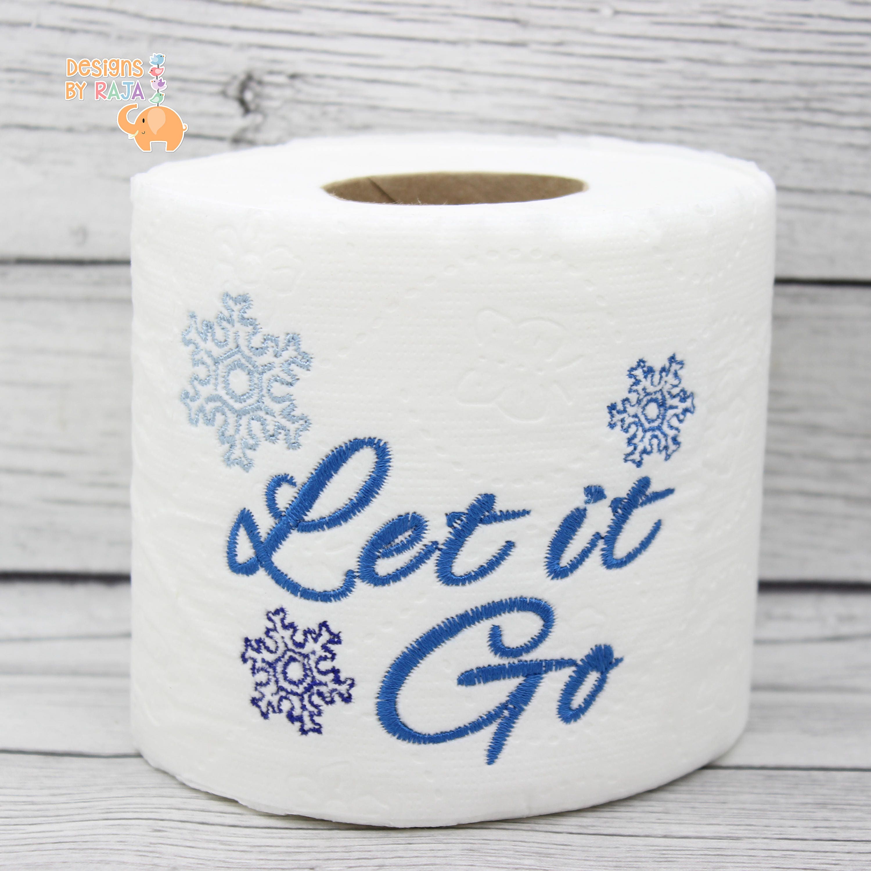 Let It Go embroidered toilet paper Christmas gift Christmas