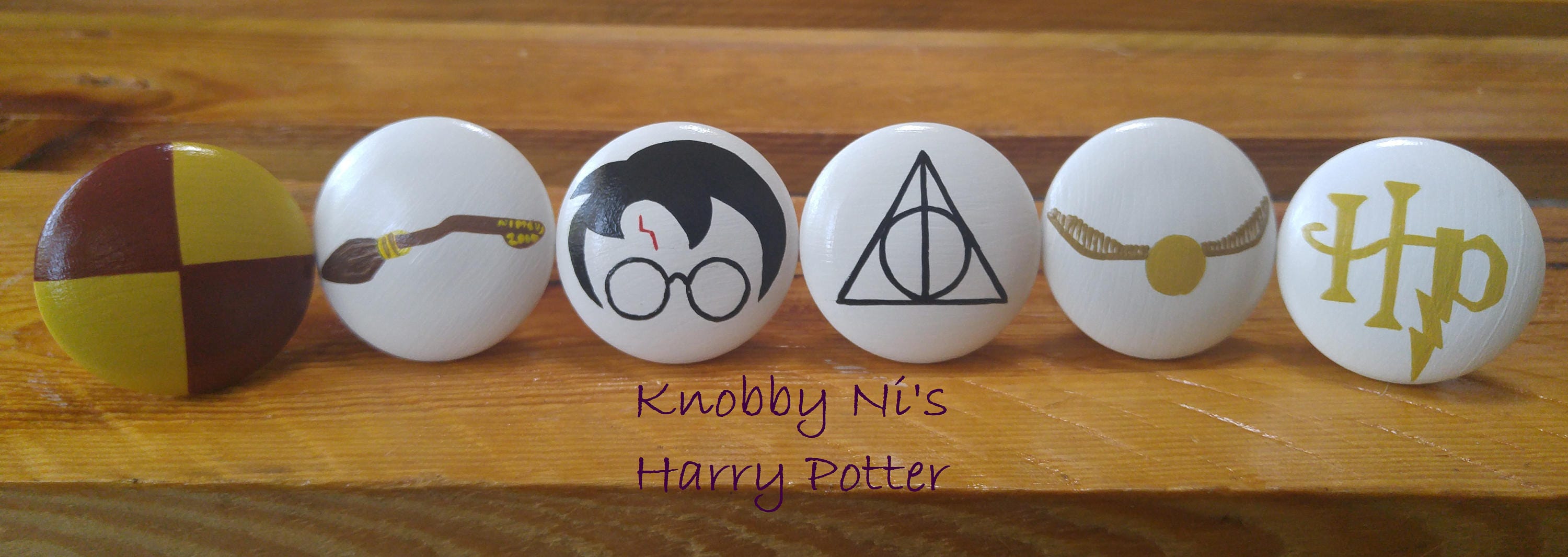 Harry Potter Theme Hand Painted Drawer Knobs Harry Potter