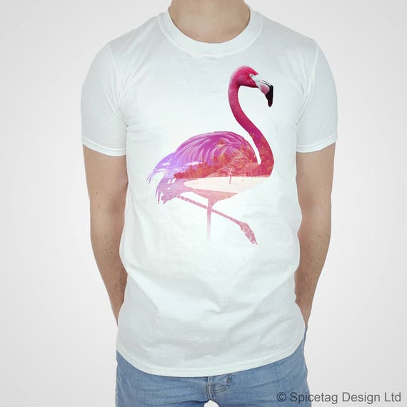 Flamingo T-shirt 80's Tshirt 80s Yacht Rock Style Top