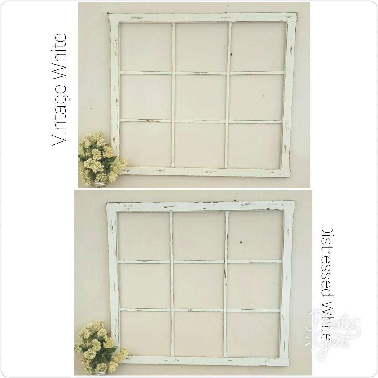 Faux Window Frame Window Frame Large Vintage Window Frame