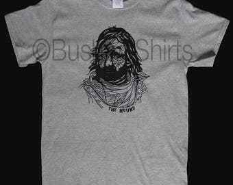 The Hound Graphic T Shirt Top Mens & Ladies Sandor Clegane Game Of Thrones Inspired