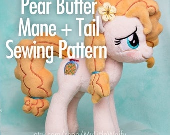 Pear Butter/Buttercup Mane + Tail Sewing Pattern