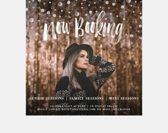 Dots Now Booking Template - social media template for photographers - mini session template design - Now Booking - Marketing template