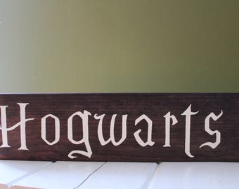 Hogwarts sign | Etsy