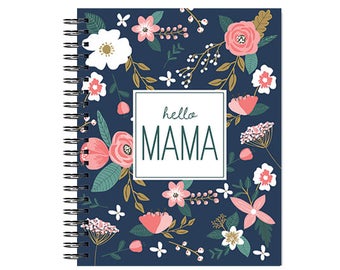Hello Mama™ Brand Pregnancy Journal, Baby book, Baby Memory Book, Personalized Baby Book, Baby Books, The Sweet Rhino