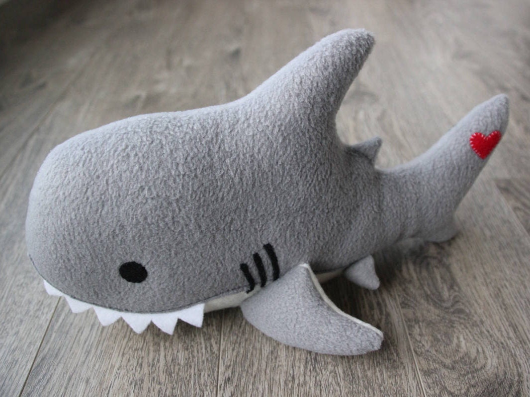 shark plush cute