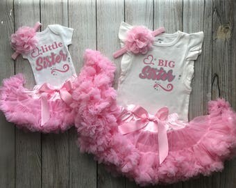Little Sister Big Sister Outfit - Matching Sister Outfits - Big Sis Little Sis Outfit - Sibling Outfits