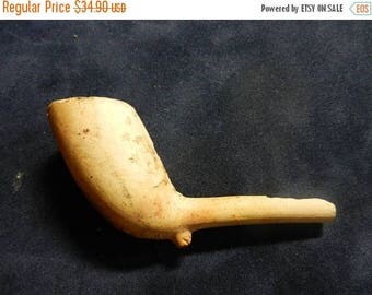 Summer Sale Vintage Clay Civil War era TD 13 Star Pipe