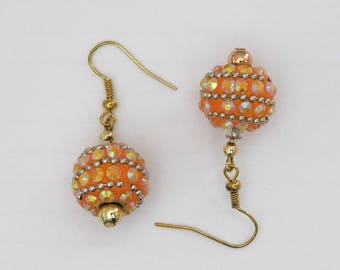 Decorated Sphere Earrings