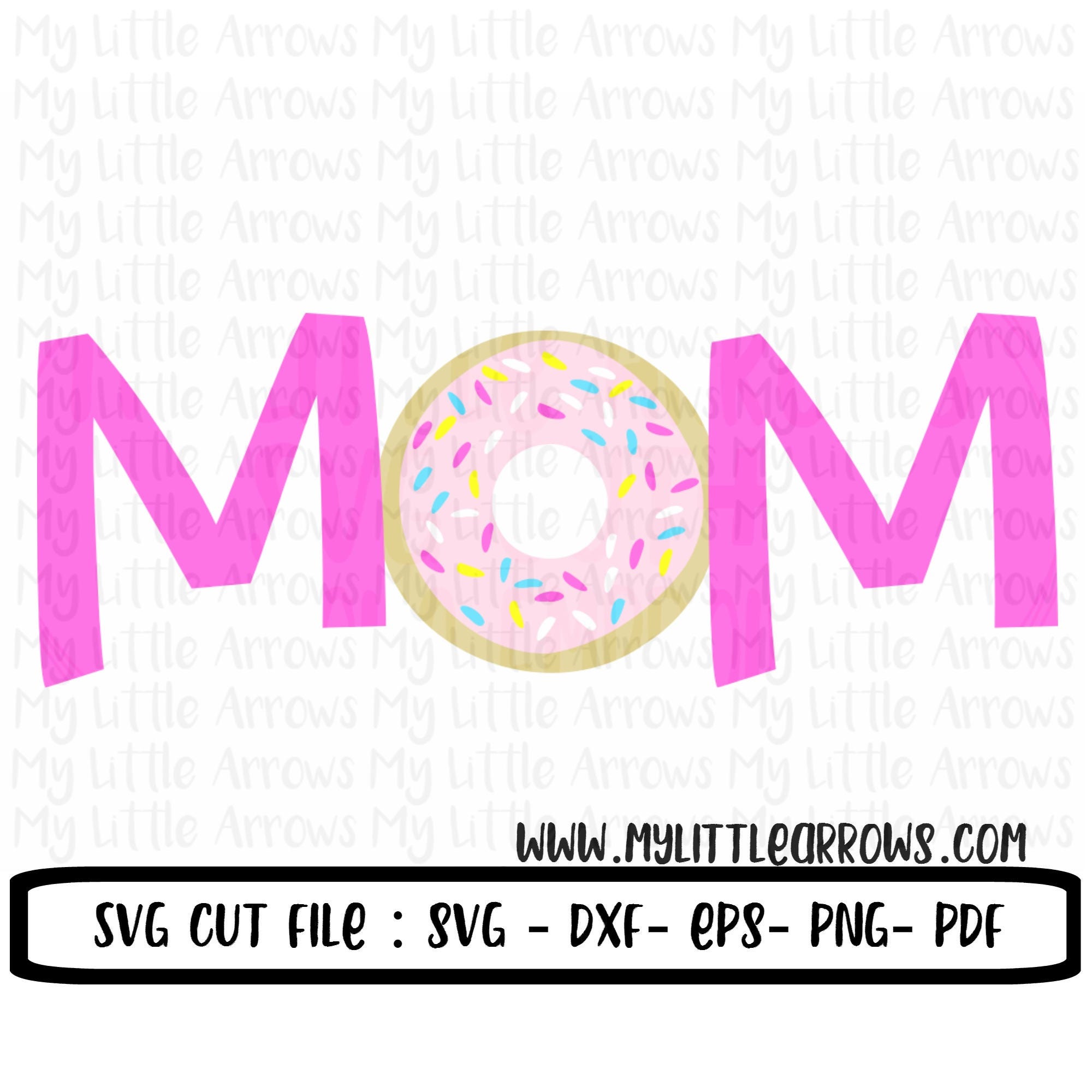 Download Donut mom birthday party SVG, DXF, EPS, png Files for ...