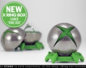 X Ring BOX - proposal ring box, engagement ring box, xbox, x-box, gamer, geekery, ring case, wedding, marriage, matrimony, game, geek box