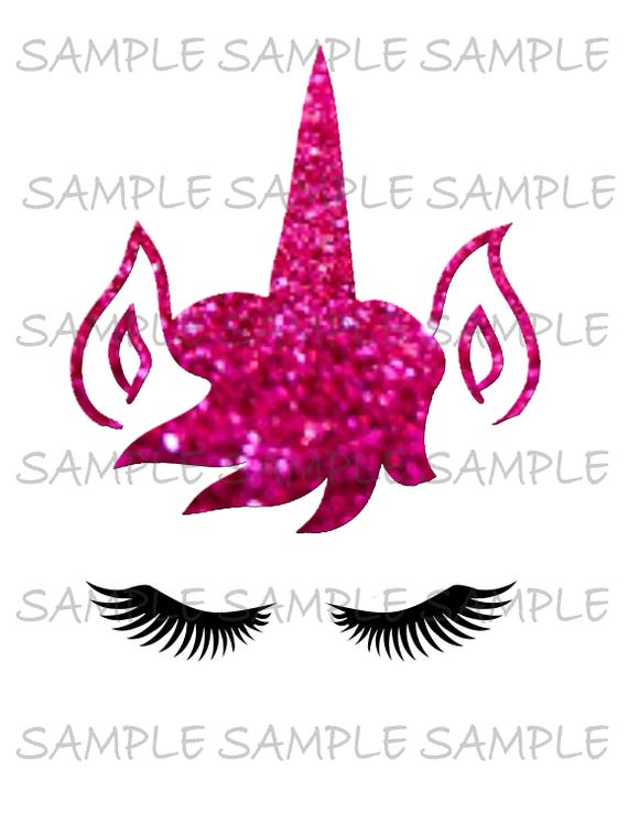 Free Printable Printable Unicorn Eyelash Template FREE Printable 