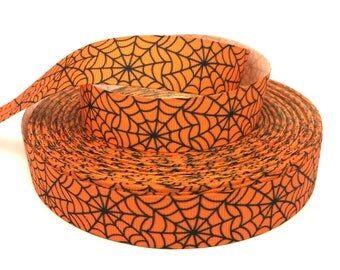Spider Web Ribbon, Spider Ribbon, Halloween Ribbon, Spider Web Grosgrain, Spider Grosgrain, Halloween Grosgrain, Halloween Trim, Spider Trim