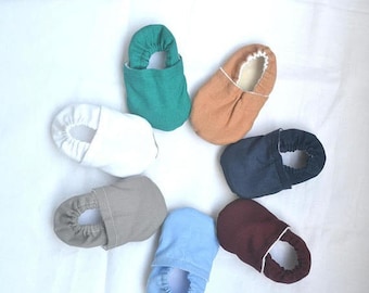 Sale solid soft shoes for baby plain baby shoes newborn shoes baby boy shoes baby girl shoes neutral baby slippers plain toddler shoes mo...