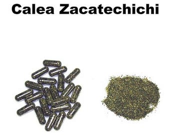 Calea Zacatechichi Dream Herb Capsules - for quality sleep, lucid dreaming and spiritual aid, and nightly relaxation purposes