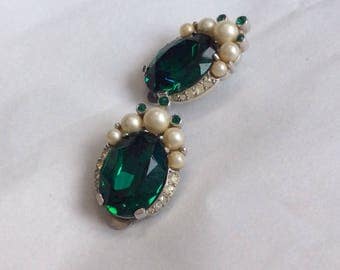 Trifari earrings - signed and sophisticated