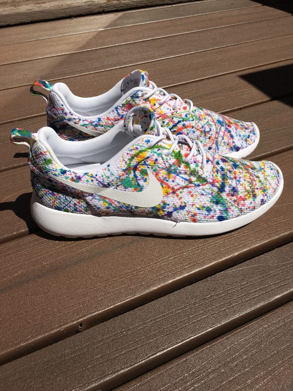 Nike Roshe Run Paint Splatter