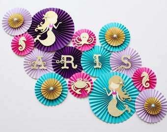 Mermaid Party - Mermaid Birthday - Under the Sea - Mermaid Backdrop - Mermaid Party Decor - Mermaid Decorations - Mermaid Theme - Mermaids