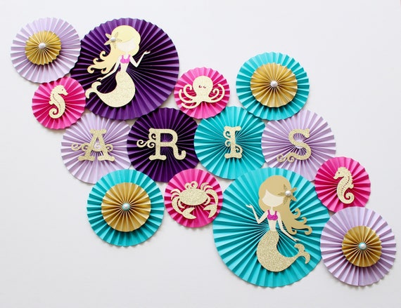Mermaid Party - Mermaid Birthday - Under the Sea - Mermaid Backdrop - Mermaid Party Decor - Mermaid Decorations - Mermaid Theme - Mermaids Il_570xn