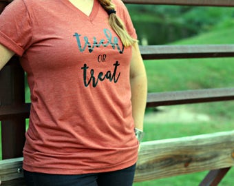 Halloween T Shirts - Halloween Shirt - Trick or Treat - Holiday Shirts - Momlife - Momlife Tees - #momlife shirt - Halloween T Shirt
