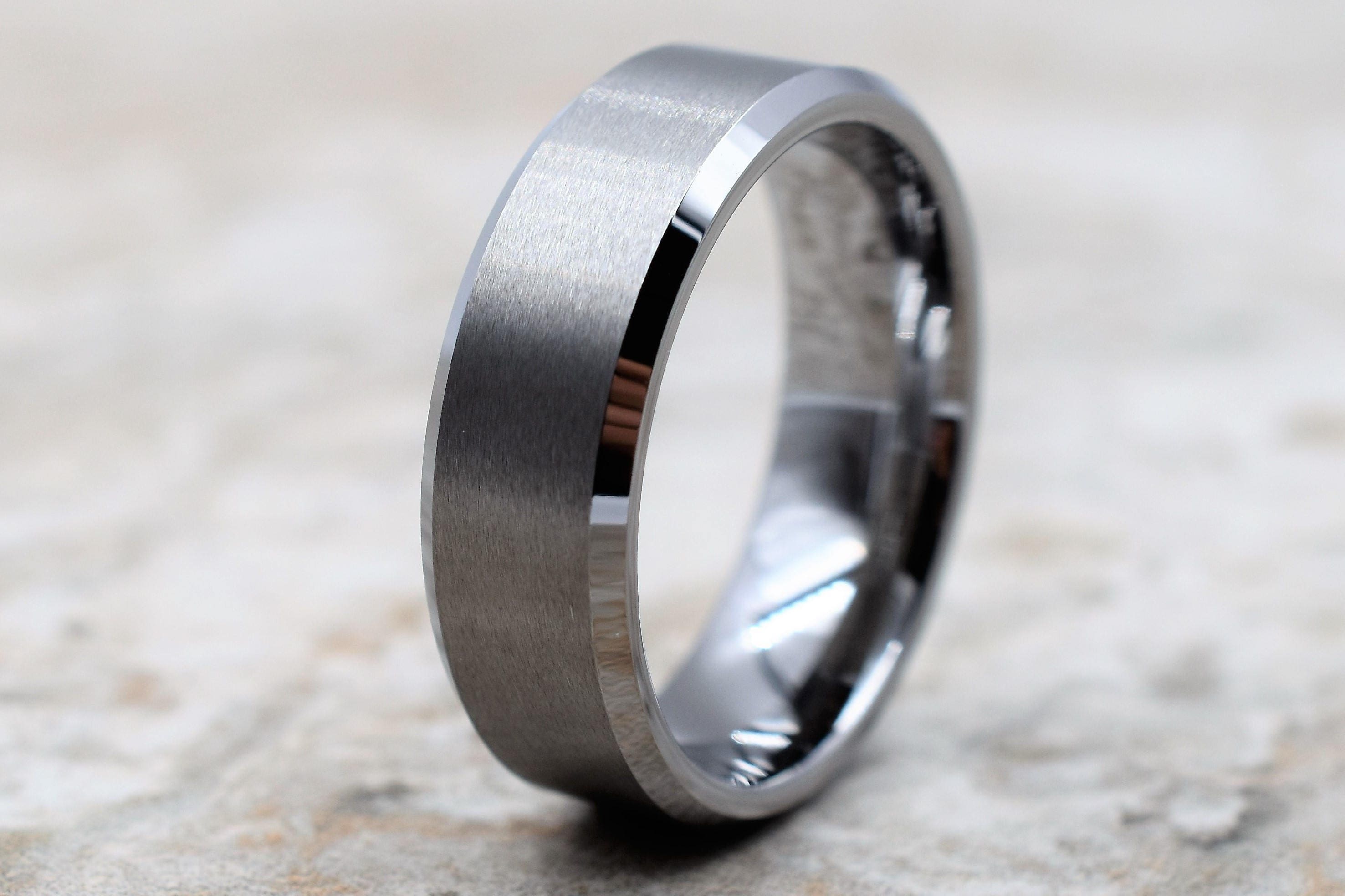 Tungsten Ring Men's Tungsten Wedding Band Men's