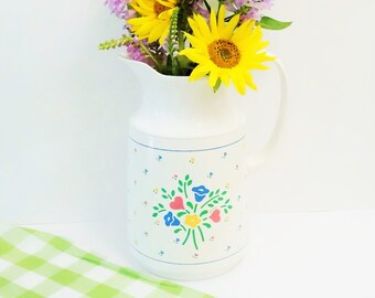 Flower Vase/Repurposed/Coffee Decanter/Refurbished/Coffee Thermos/Kitchen Flower Vase/Retro Kitchen/Retro Flower Vase/Coffee Flower Vase
