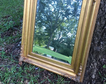 Square Mirror, Ornate, Vintage, Gypsy Style,