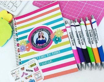 AJ6D400, The Naked Blondie Meal Planner. 12 Week Planner & Pen + Freebie ..Food, Fitness, Meal Prep, Recipes.