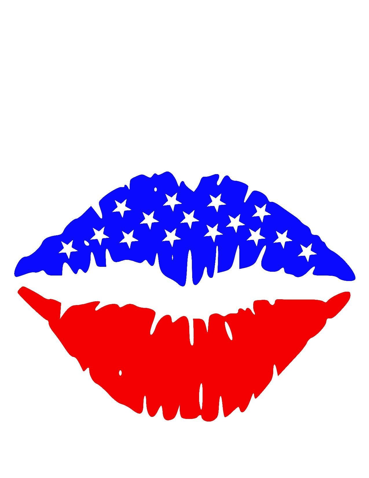 Download 4th of July svg, lips svg, american svg, july 4th svg ...