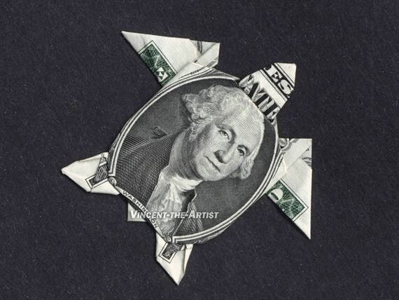 Download SEA TURTLE Money Origami Dollar Bill Animal Reptile Cash