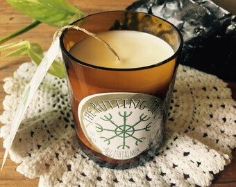 Ægishjalmur - Handmade Soy Wax Beer Bottle Candle