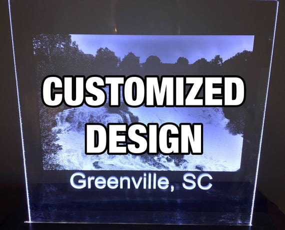 Laser Engraved LED Sign