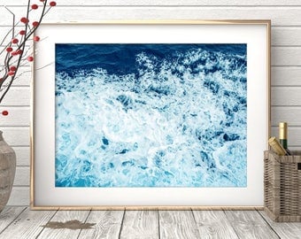 Ocean Print, Ocean Photography, Sea Print, Ocean Wall Art, Sea Poster, Ocean Poster, Ocean Wall Print, Ocean Photo, Blue Ocean, Photo Ocean