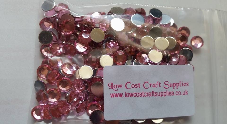 Pink Rhinestones Resin Rhinestones 4mm Rhinestones 4mm Pink