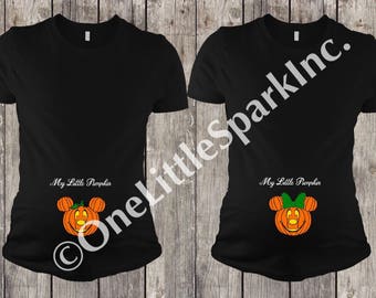 Disney pregnant shirt disney maternity shirt disney halloween shirt mickey pumpkin shirt disney halloween shirt my little pumpkin shirt