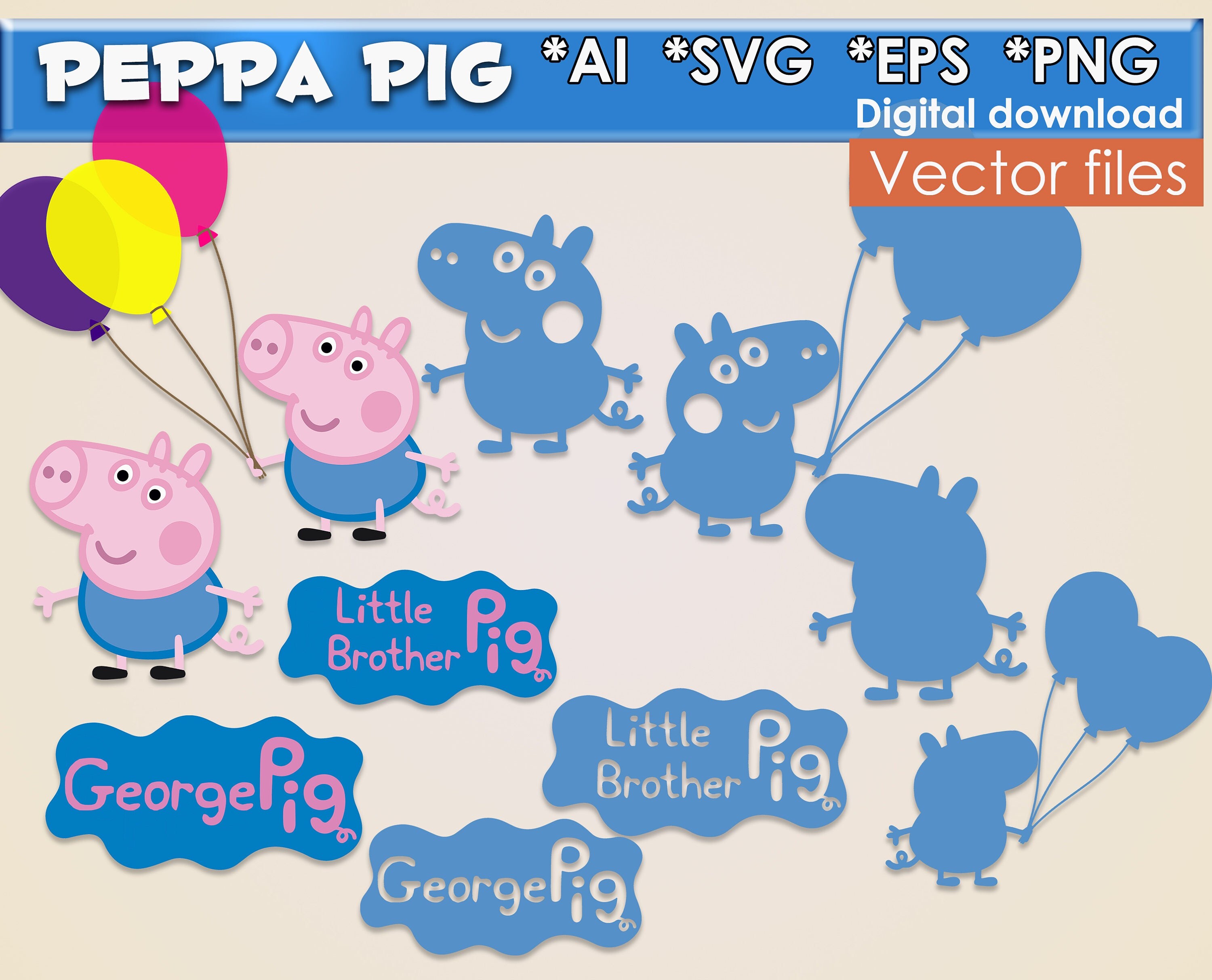 Free Free Peppa Pig Svg 749 SVG PNG EPS DXF File