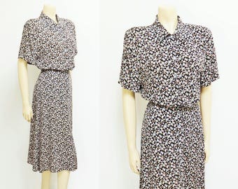 Ladies 2 Piece, Size 12, Vintage Suit, Vintage Clothing, Skirt & Shirt, Suit, Ladies Suit, Summer Skirt, Clothing, Tea Party, Vintage