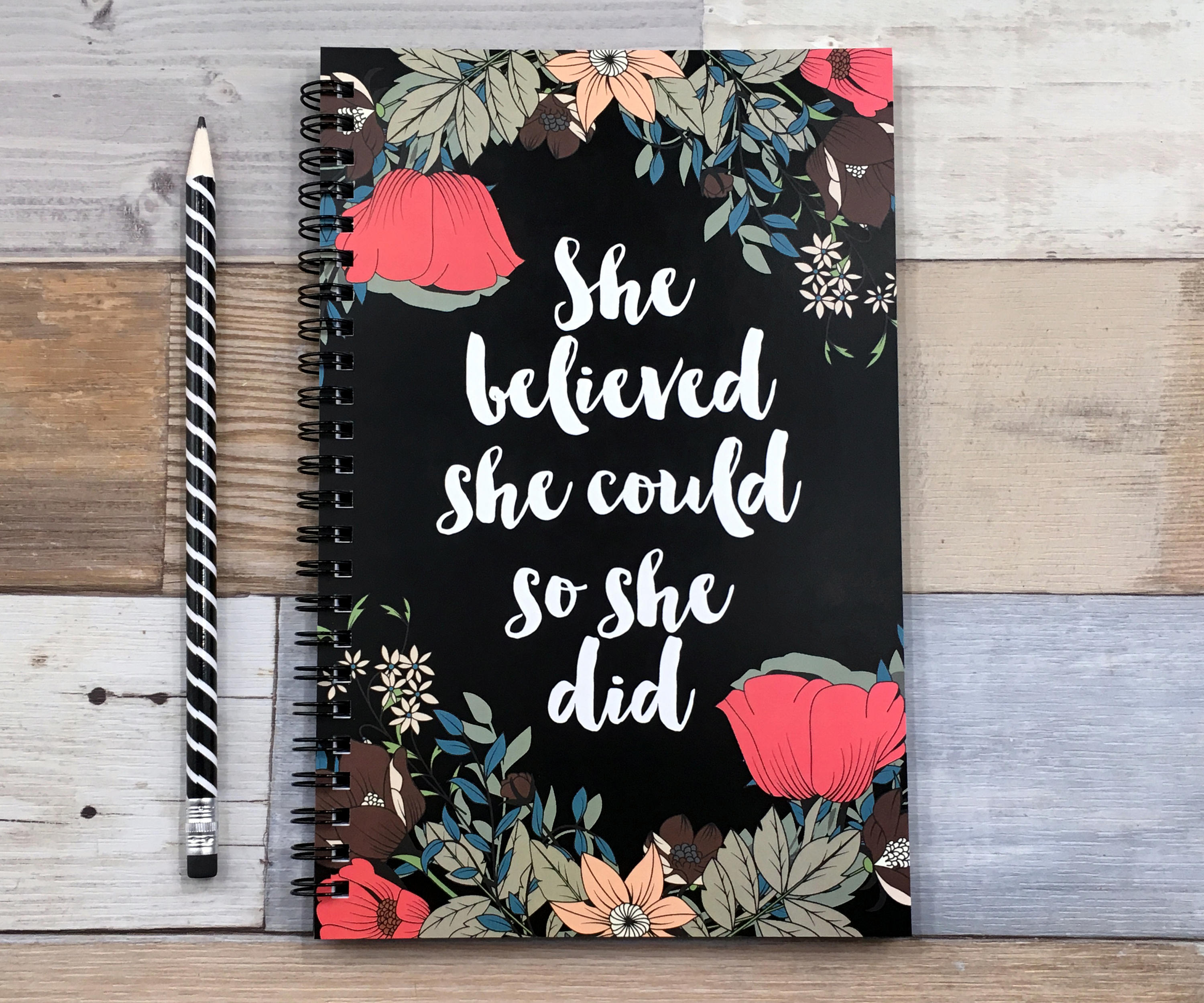 Writing journal spiral notebook bullet journal sketchbook