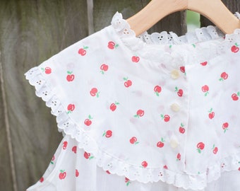 Vintage Apple Print Nightgown
