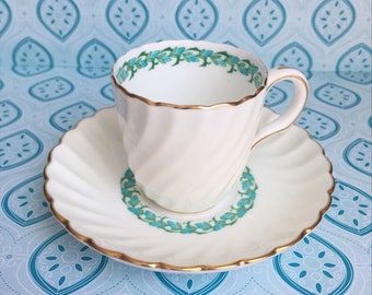 Lady Rodney Minton Demitasse Tea Cup and Saucer