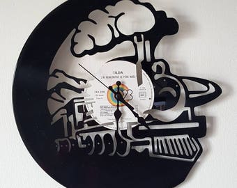 Horloge murale en disque vinyle Pink Floyd Band, décor musical unique Horloge murale en disque vinyle Pink Floyd Band, décor musical unique